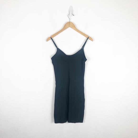 Commando Control Black Two-Faced Tech Control Full Slip Dress Large Shape-wear - Picture 12 of 13